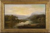 MACDOUGAL James "hudson River Valley Landscape With Twofigures In A Boat" MACDOUGAL James "hudson River Valley Landscape With Twofigures In A Boat"