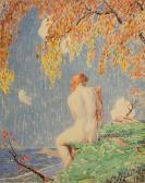 MACGILVARY Norwood Hodge Bathing Nude Under A Tree MACGILVARY Norwood Hodge Bathing Nude Under A Tree