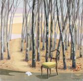 MACKENZIE c. douglas A Chair In A Woodland Scene MACKENZIE c. douglas A Chair In A Woodland Scene