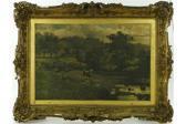 MACKIN T.E. Pastoral Scene Cattle Beside A Stream MACKIN T.E. Pastoral Scene Cattle Beside A Stream