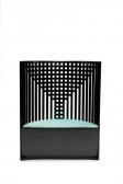 MACKINTOSH Charles Rennie Curved Lattice Back Chair MACKINTOSH Charles Rennie Curved Lattice Back Chair