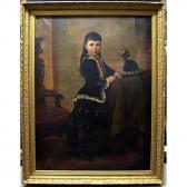 MACPHERSON ROSS JOHN Standing Portrait Of A Young Girl MACPHERSON ROSS JOHN Standing Portrait Of A Young Girl