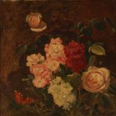 MADSEN Andreas Peter A Bunch Of Flowers And A Butterfly MADSEN Andreas Peter A Bunch Of Flowers And A Butterfly