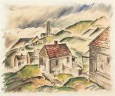MAE BRISAC Edith Village Scene MAE BRISAC Edith Village Scene