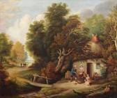 MAECK ARMAND Kippenboer Voor Boerderij Aan De Rand Van Het Woud MAECK ARMAND Kippenboer Voor Boerderij Aan De Rand Van Het Woud