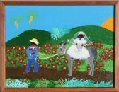 MAELO Groom Leading Bride On Mule MAELO Groom Leading Bride On Mule