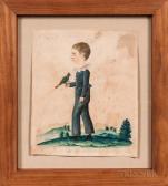 MAENTEL Jacob Portrait Of A Young Boy With A Parrot MAENTEL Jacob Portrait Of A Young Boy With A Parrot
