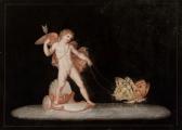 MAESTRI Michelangelo Cupid Drawn By Butterflies MAESTRI Michelangelo Cupid Drawn By Butterflies
