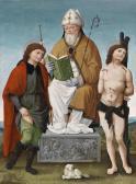 maestro dei cassoni campana Der Auf Einem Relief Thronende Heilige Augustinus maestro dei cassoni campana Der Auf Einem Relief Thronende Heilige Augustinus