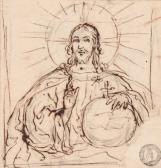 MAFFEI Francesco Christ Pantocrator MAFFEI Francesco Christ Pantocrator