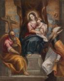 MAGANZA Giovanni Battista I Thronende Madonna Mit Kind Und Zwei Heiligen MAGANZA Giovanni Battista I Thronende Madonna Mit Kind Und Zwei Heiligen