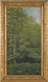 MAGER L. Frühlingswaldlandschaft Mit Bachlauf MAGER L. Frühlingswaldlandschaft Mit Bachlauf