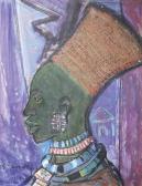 MAGNARD Stéphane Portrait D'africaine De Profil MAGNARD Stéphane Portrait D'africaine De Profil