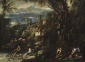 MAGNASCO IL LISSANDRO Alessandro Flusslandschaft MAGNASCO IL LISSANDRO Alessandro Flusslandschaft