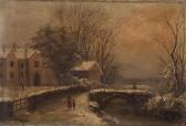 MAGNIER V Bridge In Winter MAGNIER V Bridge In Winter