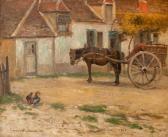 MAILLAUD Fernand Attelage Devant Une Maison MAILLAUD Fernand Attelage Devant Une Maison