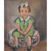 MAIRS Clara Gardner Seated Girl MAIRS Clara Gardner Seated Girl