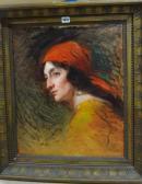 MAISTRE Louis Head Study Of A Gypsy Woman MAISTRE Louis Head Study Of A Gypsy Woman