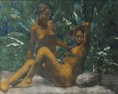 MAJORELLE Jacques Les Deux Amies MAJORELLE Jacques Les Deux Amies