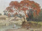 MAJUMDAR B. Village Scene MAJUMDAR B. Village Scene