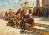 MAKOVSKI Aleksandr Vladimir. Outside The Church MAKOVSKI Aleksandr Vladimir. Outside The Church