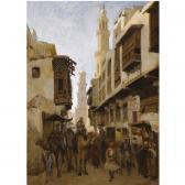 MAKOWSKI Nikolai Street Scene In Cairo MAKOWSKI Nikolai Street Scene In Cairo