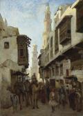 MAKOWSKI Nikolai Georgievich The Old Town In Cairo. MAKOWSKI Nikolai Georgievich The Old Town In Cairo.