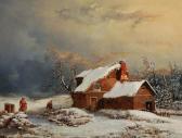 MALBON William A Snow Covered Landscape MALBON William A Snow Covered Landscape