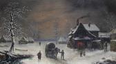 MALLEBRANCHE Louis-Claude A Winter Landscape MALLEBRANCHE Louis-Claude A Winter Landscape