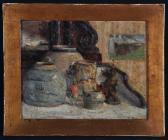 MALLET R. Still-life Study With Chinese Vase MALLET R. Still-life Study With Chinese Vase