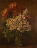 mallett p Still Life Flower Study mallett p Still Life Flower Study