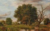 MALLETT Robert Old Oak Trees In An Extensive Landscape MALLETT Robert Old Oak Trees In An Extensive Landscape