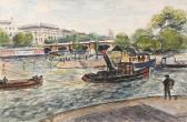 MALTERRE Andre Le Pont Neuf Et La Seine MALTERRE Andre Le Pont Neuf Et La Seine