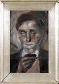 MALY Wilhelm Expressives Malerportrait MALY Wilhelm Expressives Malerportrait
