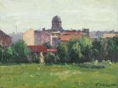 MALYSH T. View Of A Town With A Huge Cupola MALYSH T. View Of A Town With A Huge Cupola
