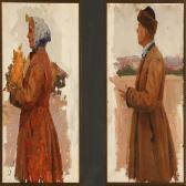MALYUTIN Sergei Vasilievich The Lunch Of The Artel MALYUTIN Sergei Vasilievich The Lunch Of The Artel