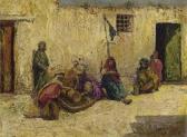 MANAGO Vincent Village Scene In The Magreb; And A Companion Pair By Another Hand MANAGO Vincent Village Scene In The Magreb; And A Companion Pair By Another Hand