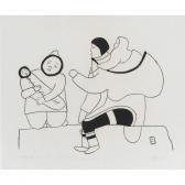 MANAKUDLUK Matiusue Untitled (woman And Children) MANAKUDLUK Matiusue Untitled (woman And Children)