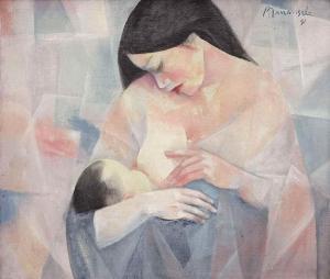 Vicente Silva Manansala - Mother And Child