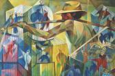 MANANSALA Vicente Silva The Bird Seller MANANSALA Vicente Silva The Bird Seller