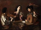 MANFREDI Bartolomeo Playing Music MANFREDI Bartolomeo Playing Music