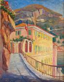 MANGIAPAN Félix Pierre Vue De Villefranche-sur-mer MANGIAPAN Félix Pierre Vue De Villefranche-sur-mer