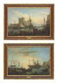 MANGLARD Adrien A Capriccio View Of The Harbour At Naples MANGLARD Adrien A Capriccio View Of The Harbour At Naples