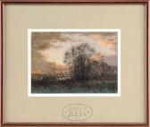 MANLEY Thomas Rathbone Trees At Twilight MANLEY Thomas Rathbone Trees At Twilight
