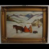 MANN A.C. Winter Scene MANN A.C. Winter Scene