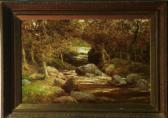 MANN Allan Reid An Autumn River Scene With An Angler In The Foreground MANN Allan Reid An Autumn River Scene With An Angler In The Foreground