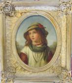 MANN Joshua Hargrave Sams Portrait Of A Hop Picker MANN Joshua Hargrave Sams Portrait Of A Hop Picker