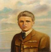 MANN S J Portrait Of An Raf Officer MANN S J Portrait Of An Raf Officer
