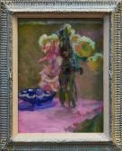 MANN Sargy Roses In A Glass Vase MANN Sargy Roses In A Glass Vase