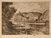 MANNFELD Bernhard K.J. Blick Auf Cochem An Der Mosel MANNFELD Bernhard K.J. Blick Auf Cochem An Der Mosel